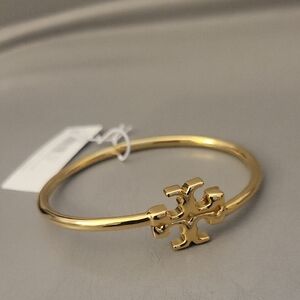 Tory Burch Gold Logo Bracelet